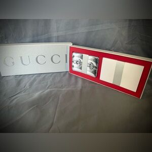 Gucci Silver and Red stationary Set